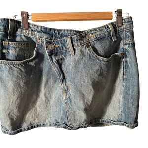 Zara Blue Denim Skirt